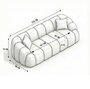 Atelier Del Sofa Octavio - Sofá de 3 plazas Gris
